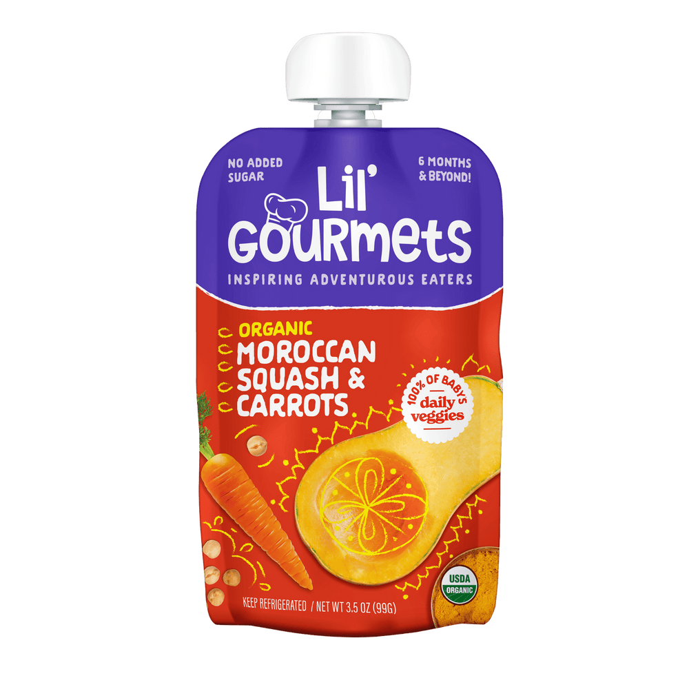 Organic Moroccan Squash & Carrots - lil'gourmets