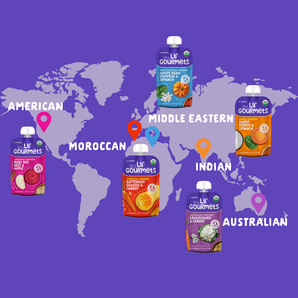 Map of Lil' Gourmets Flavors