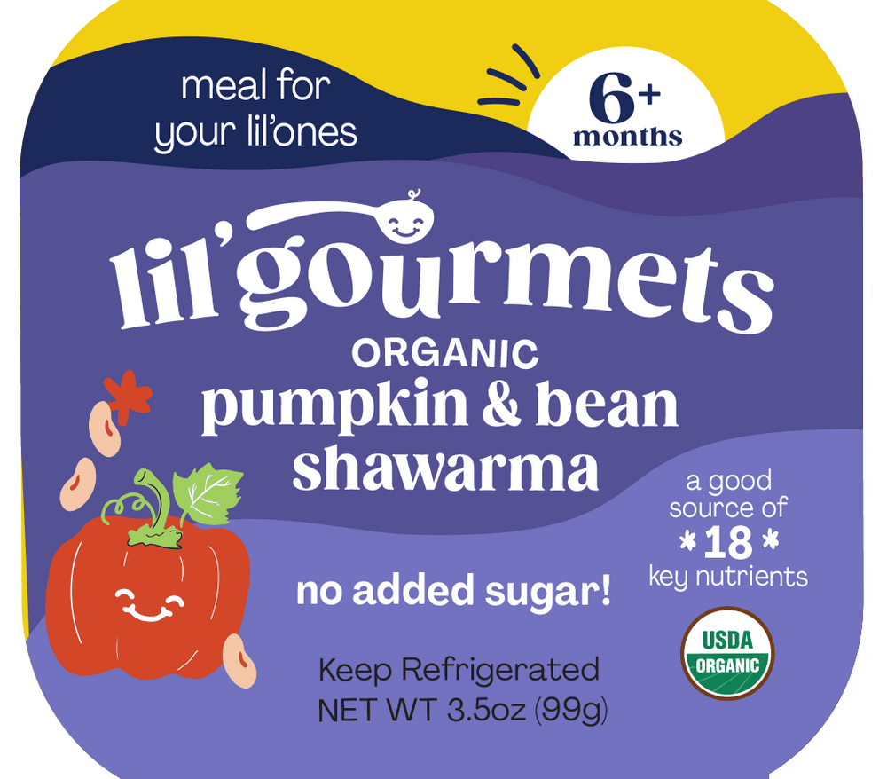 Pumpkin + Bean Shawarma (8 meals) - lil'gourmets
